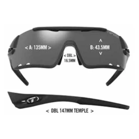 Tifosi Davos Polariserte Solbriller, Race red, Clarion Red Fototec/CAT1-3