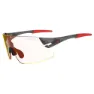 Tifosi Rail Xc Fototec Foto Kromatiske Solbriller, Satin vapor, Clarion Red Fototec/CAT1-3