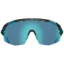 Tifosi Sledge Lite Clarion Interchangeable Solbriller, Crystal smoke, Clarion Blue/CAT3 + AC Red/CAT2 + Clear/CAT0