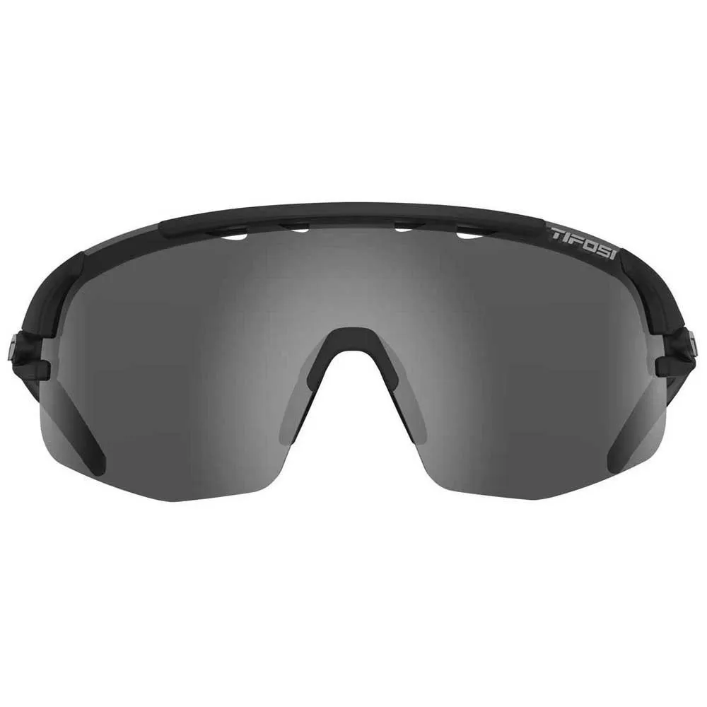 Tifosi Sledge Lite Interchangeable Solbriller, Matte black, Smoke/CAT3 + AC Red/CAT2 + Clear/CAT0 Tifosi Sledge Lite Interchangeable Solbriller, Matte black, Smoke/CAT3 + AC Red/CAT2 + Clear/CAT0