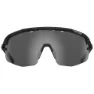 Tifosi Sledge Lite Interchangeable Solbriller, Matte black, Smoke/CAT3 + AC Red/CAT2 + Clear/CAT0