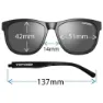 Tifosi Swank Clarion Polariserte Solbriller, Satin clear, Clarion Blue Polarized/CAT3