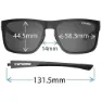 Tifosi Swick Foto Kromatiske Solbriller, Black out, Smoke Fototec/CAT1-3