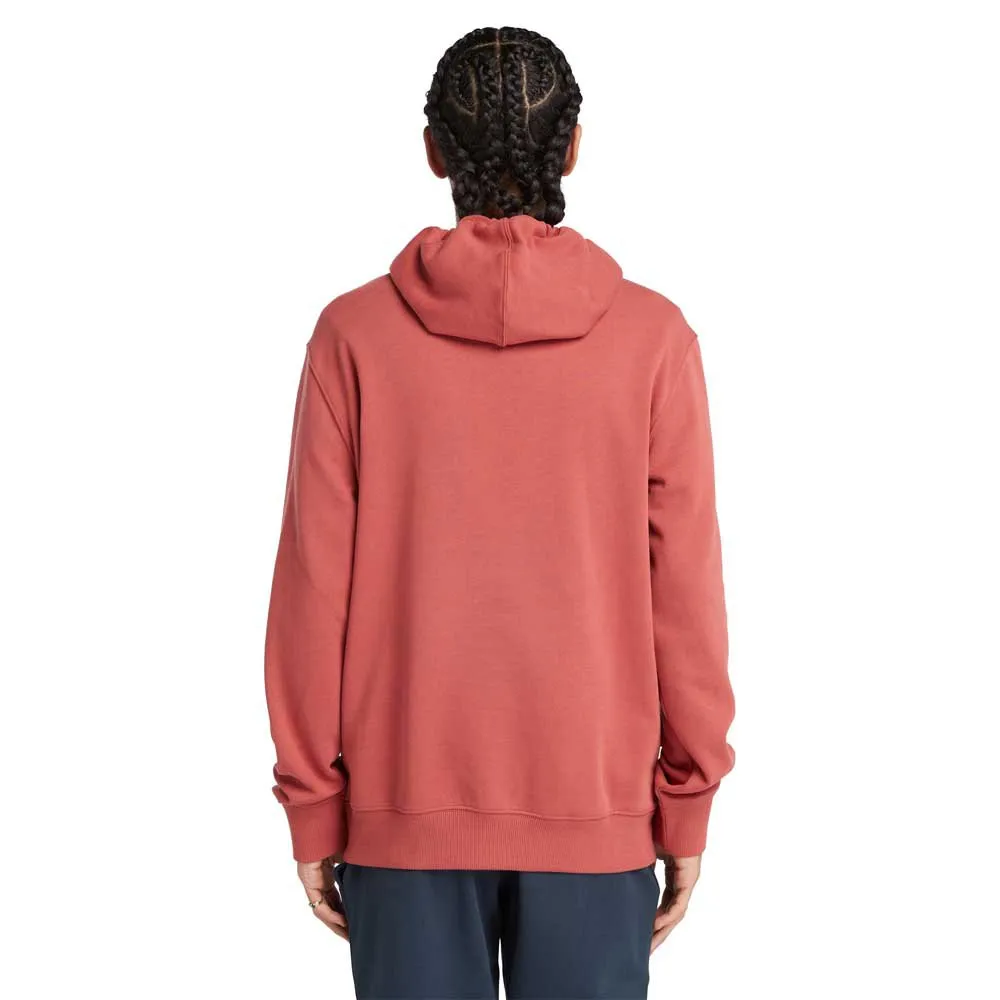 Timberland Core Tree Logo Pull Over Hetteskjorte, Chili oil Timberland Core Tree Logo Pull Over Hetteskjorte, Chili oil