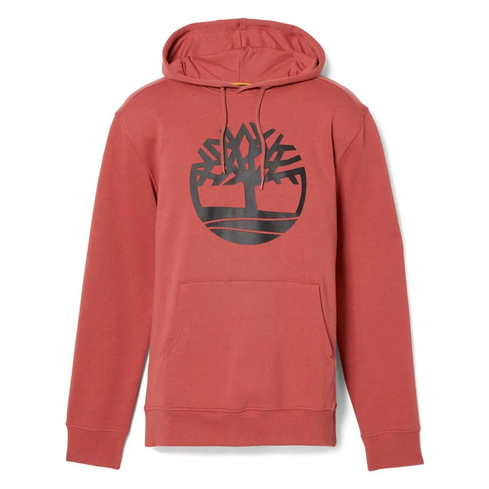 Timberland Core Tree Logo Pull Over Hetteskjorte, Chili oil Timberland Core Tree Logo Pull Over Hetteskjorte, Chili oil