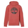 Timberland Core Tree Logo Pull Over Hetteskjorte, Chili oil