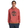 Timberland Core Tree Logo Pull Over Hetteskjorte, Chili oil