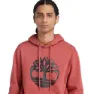 Timberland Core Tree Logo Pull Over Hetteskjorte, Chili oil
