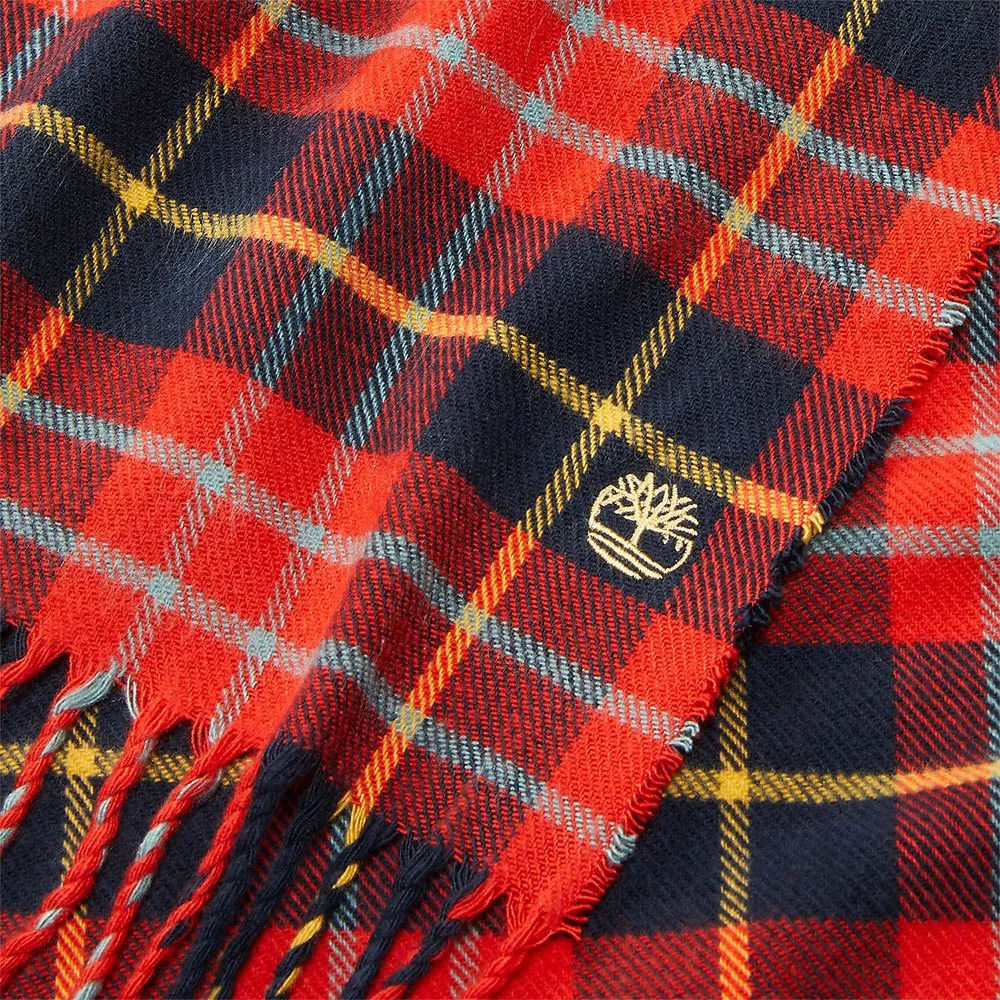 Timberland Plaid Smart Casual Skjerf, Aura orange Timberland Plaid Smart Casual Skjerf, Aura orange