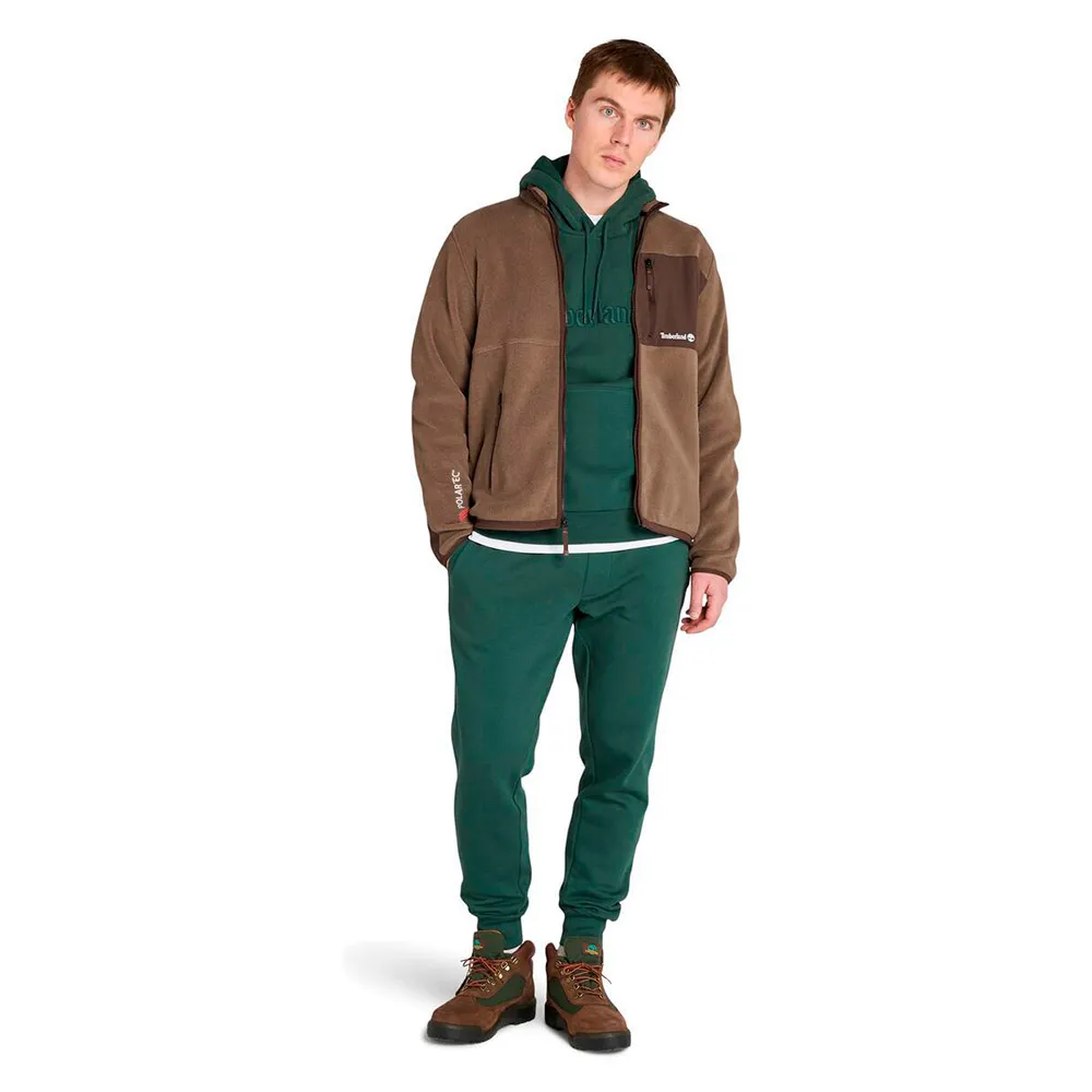 Timberland Sherburne Polartec 200 Mix Media Fleecejakke Med Full Glidelås