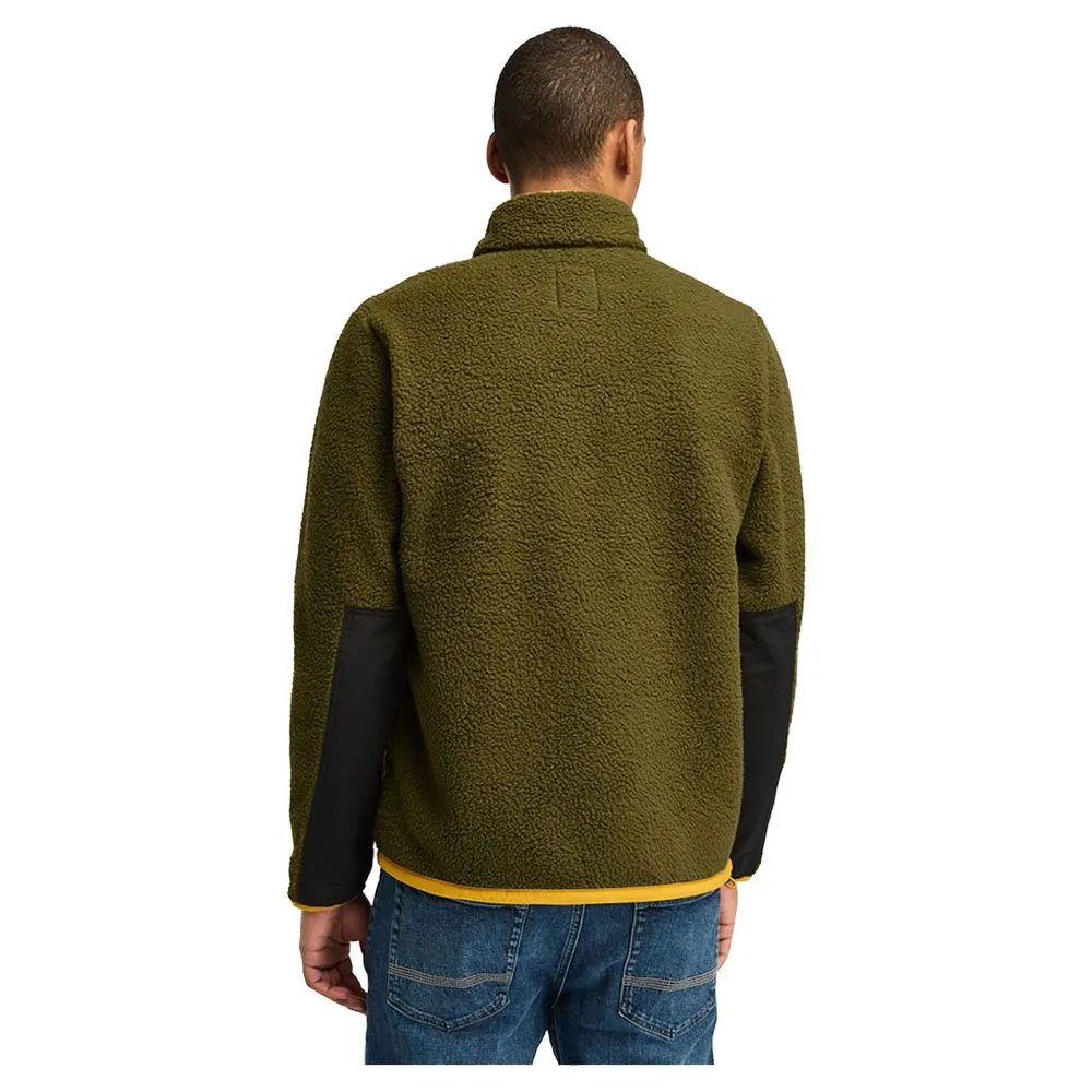 Timberland Sherpa Mix Media Fleecejakke Med Full Glidelås
