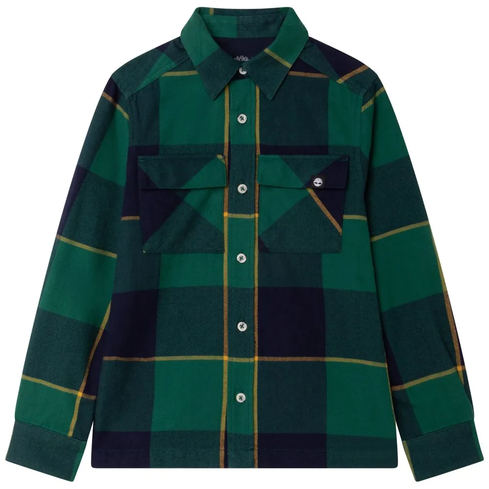 Timberland T25t50 Skjorte Med Lange Ermer, Blue, 8Y Timberland T25t50 Skjorte Med Lange Ermer, Blue, 8Y