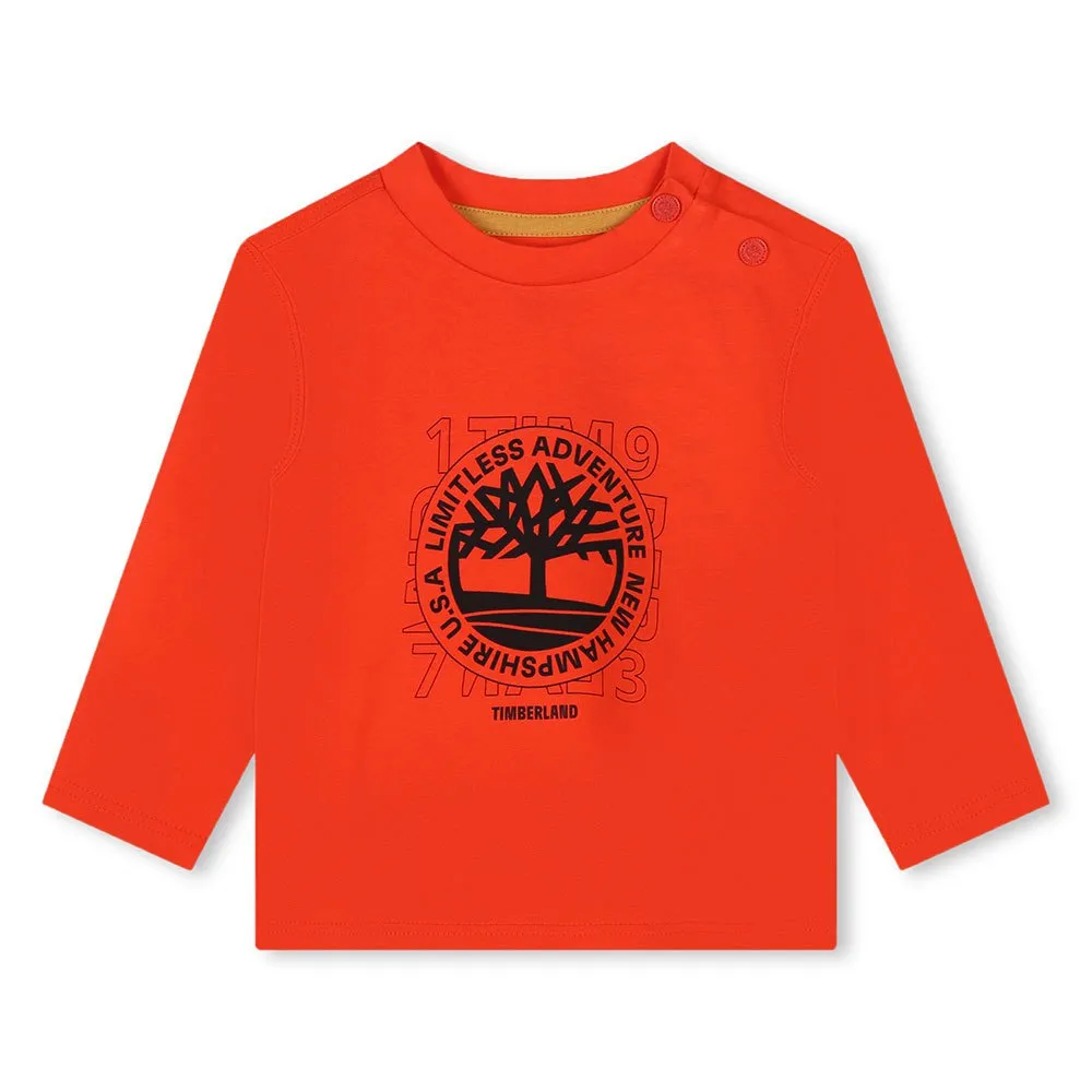 Timberland T60251 Langarmet T-skjorte, Tangello, 18MON