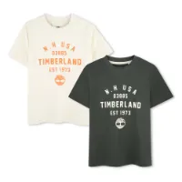 Timberland T60426 Kortarmet T-skjorte 2 Enheter Timberland T60426 Kortarmet T-skjorte 2 Enheter