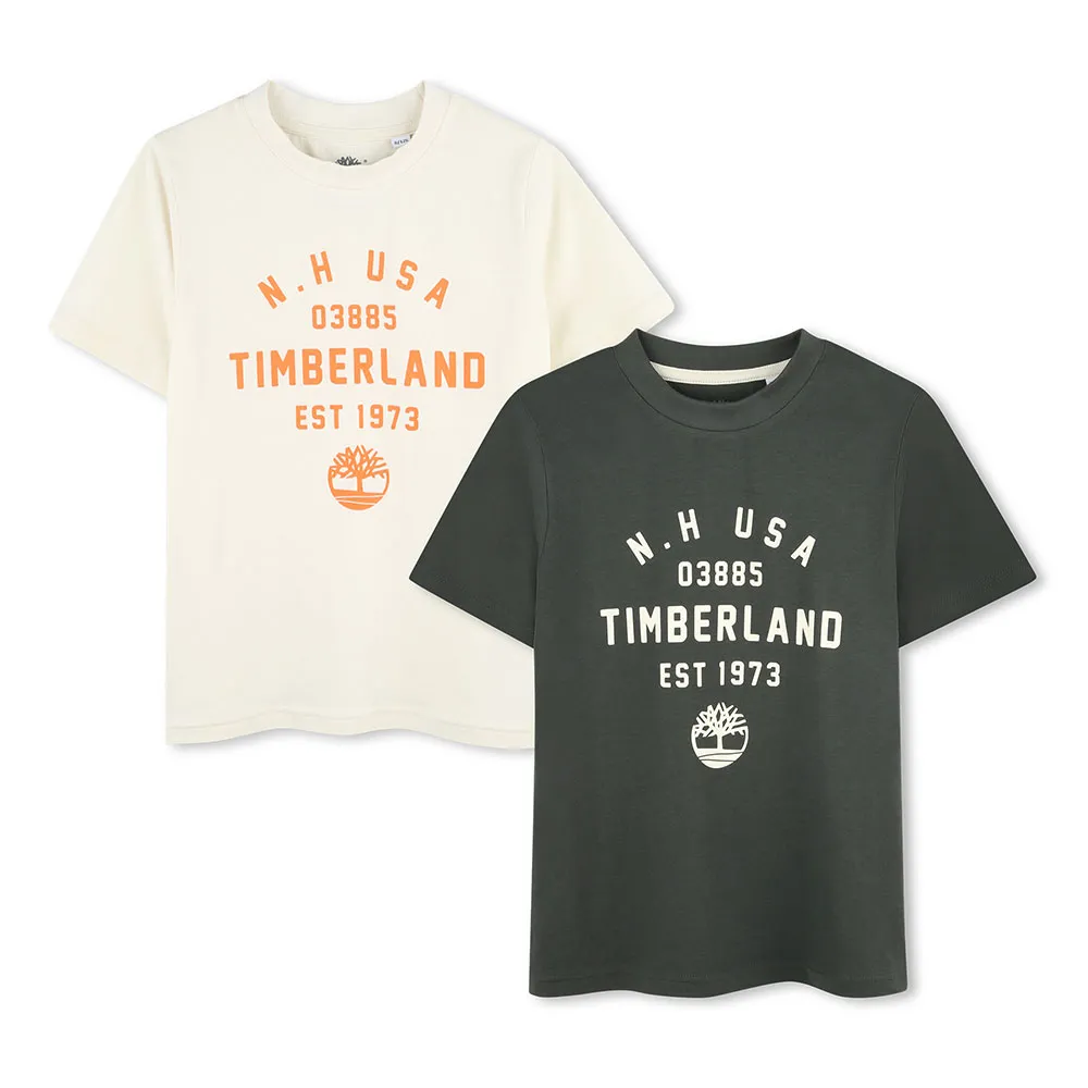 Timberland T60426 Kortarmet T-skjorte 2 Enheter Timberland T60426 Kortarmet T-skjorte 2 Enheter