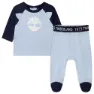 Timberland T98307 Pyjamas Med Lange Ermer, Blue, 6MON