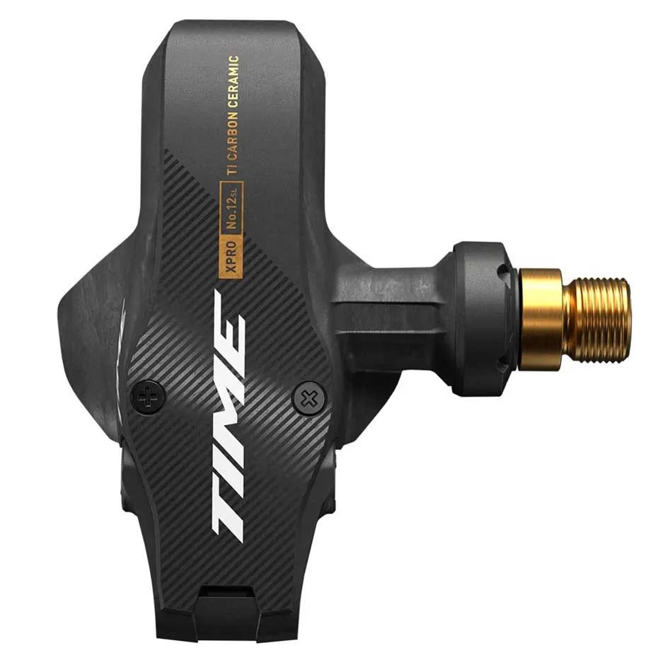 Time Am Pd Xpro 12sl 57 Mm Ti Cbn Sykkelpedaler, Gold, One Size
