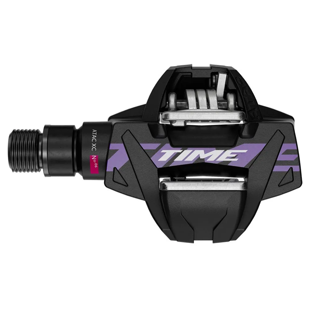 Time Xc 6 Atac Standard Sykkelpedaler Refurbished, Black purple, One Size