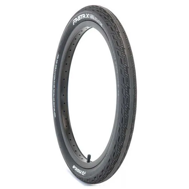 Tioga Fatsr-x Blk Lbl 20´´ X 1.85 Urbandekk, Black, 20" x 1.85, Sykkeldekk