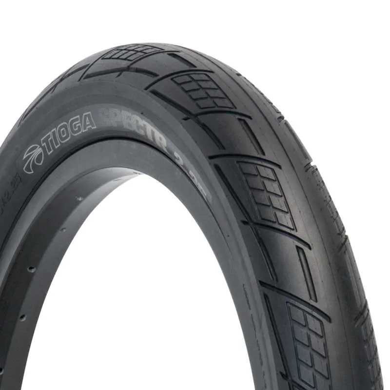Tioga Spectr Bmx 20´´ X 2.25 Urban Stive Sykkeldekk, Black, 20" x 2.25