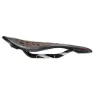 Tioga Spyder Stratum Carbon Sykkelsete, Black / black smoke, 135mm