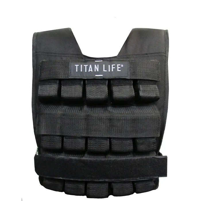 Titan LIFE Weight Vest, Svart, 30kg