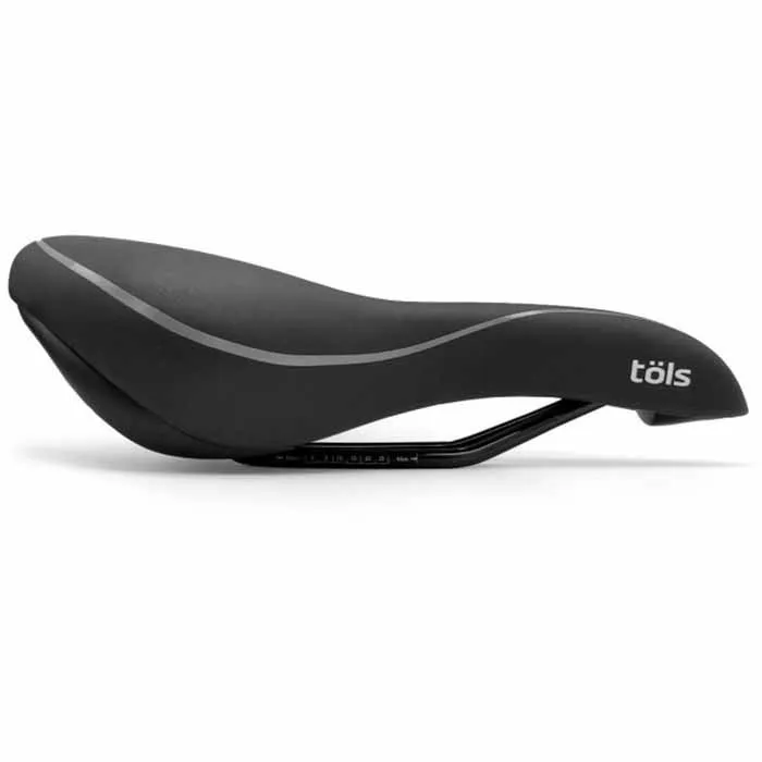 Töls Comfort City Sykkelsete, Black, One Size