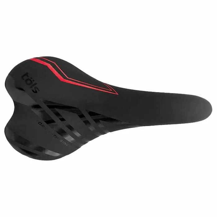 Töls Flat Sport Sykkelsete, Black, One Size