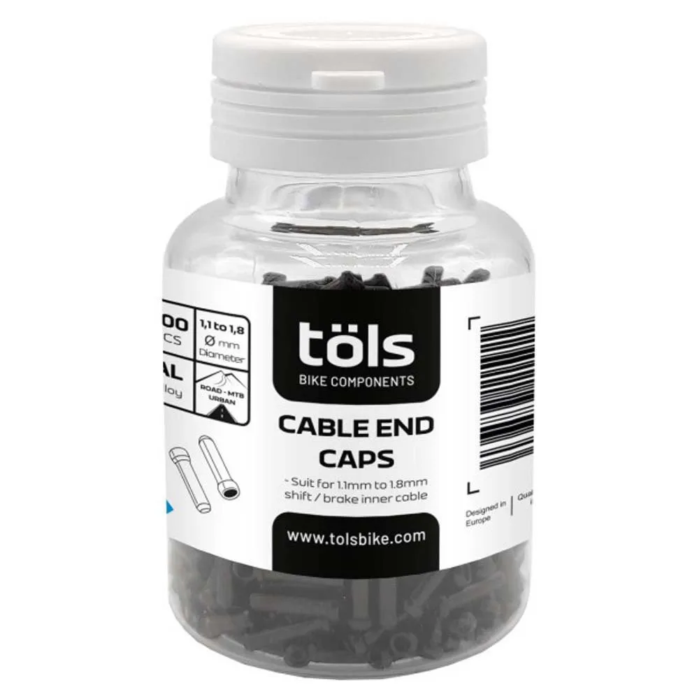 Töls Kabelhylse 500 Enheter, Black, One Size Töls Kabelhylse 500 Enheter, Black, One Size