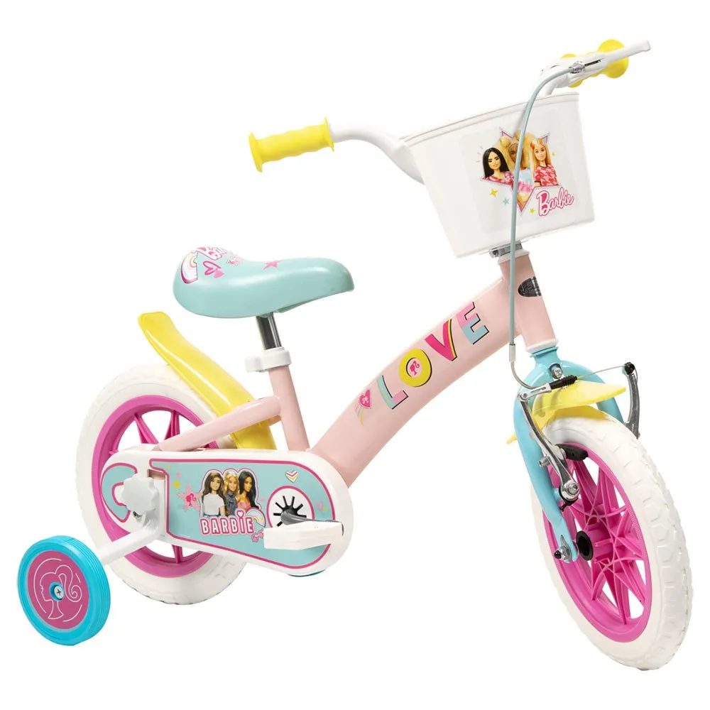 Toimsa Bikes 12´´ En71 Barbie Sykkel, Multicolor, 3-4Y, Barnesykkel