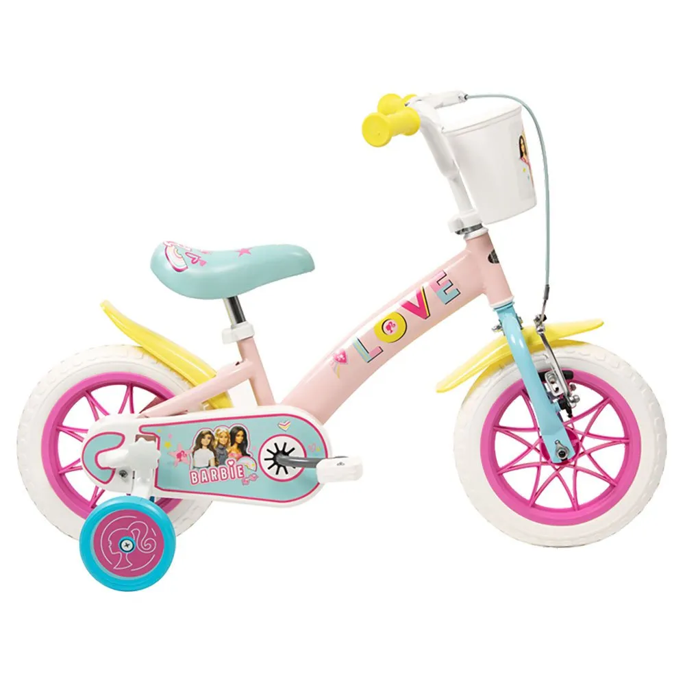 Toimsa Bikes 12´´ En71 Barbie Sykkel, Multicolor, 3-4Y, Barnesykkel