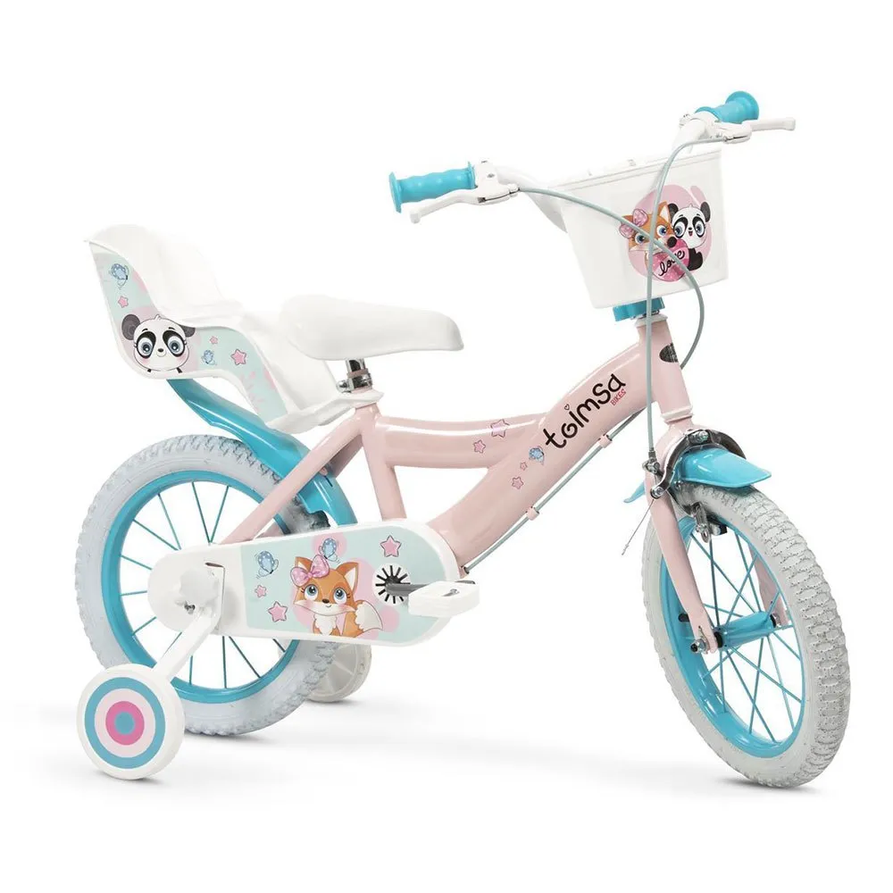 Toimsa Bikes 14´´ Cuddly Sykkel, Multicolor, 4-5Y, Barnesykkel