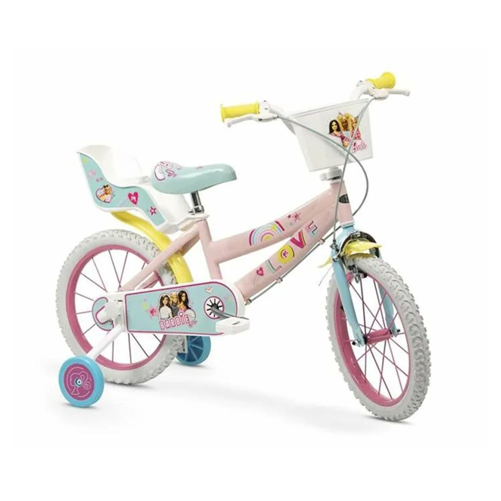 Toimsa Bikes 16´´ Barbie Sykkel, Multicolor, 5-7Y, Barnesykkel Toimsa Bikes 16´´ Barbie Sykkel, Multicolor, 5-7Y, Barnesykkel
