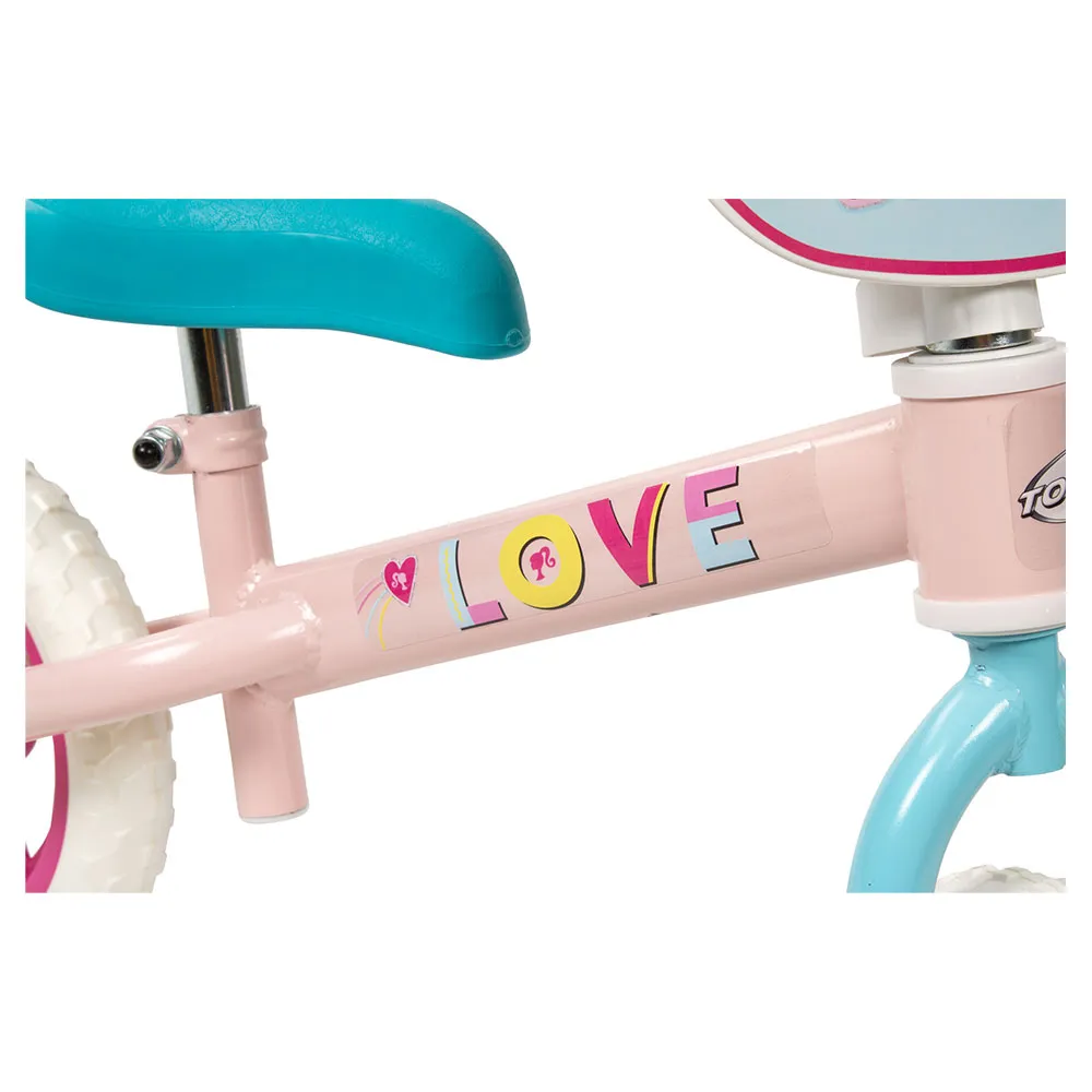 Toimsa Bikes Rider Bike 10´´ Barbie Sykkel, Multicolor, 24MON-3Y, Barnesykkel