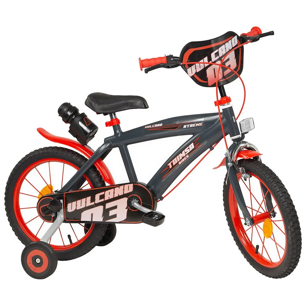 Toimsa Bikes Vulcano 16´´ Sykkel, Dark grey, 5-7Y, Barnesykkel