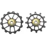 TOKEN 12/14 Tanns Trinsehjul Til Shimano R9100 Og R8000 Med Keramiske Lager, Gull/svart