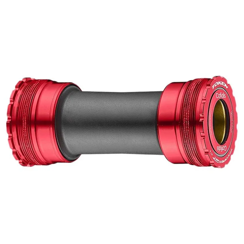 TOKEN Ninja Bb47v24 Cofidis Tbt Kranklagerkopper, Black / red, 47mm, 85.5-91.5mm TOKEN Ninja Bb47v24 Cofidis Tbt Kranklagerkopper, Black / red, 47mm, 85.5-91.5mm