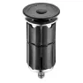TOKEN Top cap med expanderØ 22,5-25mm, Svart