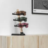 Tons Desk Organiser til tre par solbriller smoked oak