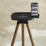 Tons Tray med mobilholder smoked oak