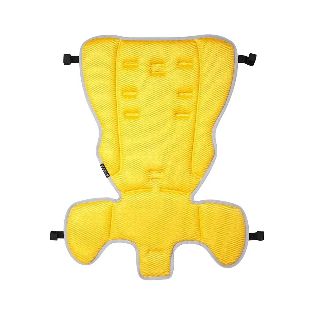 Topeak Baby Seat Ii Bakre Barnesykkelsete, Grey / yellow, Max 22kg Topeak Baby Seat Ii Bakre Barnesykkelsete, Grey / yellow, Max 22kg