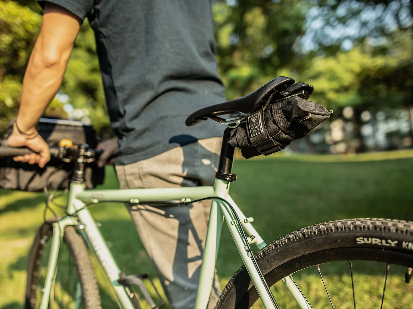 Topeak Burrito Pack Seteveske, Black / yellow, One Size