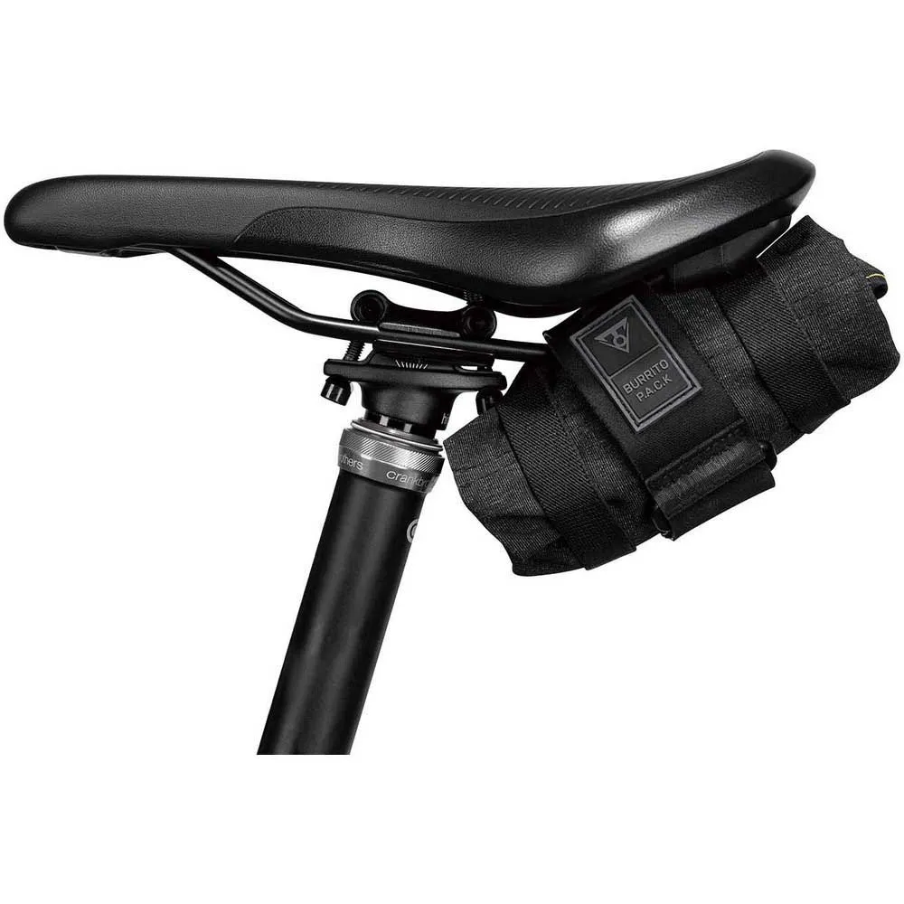 Topeak Burrito Pack Seteveske, Black / yellow, One Size