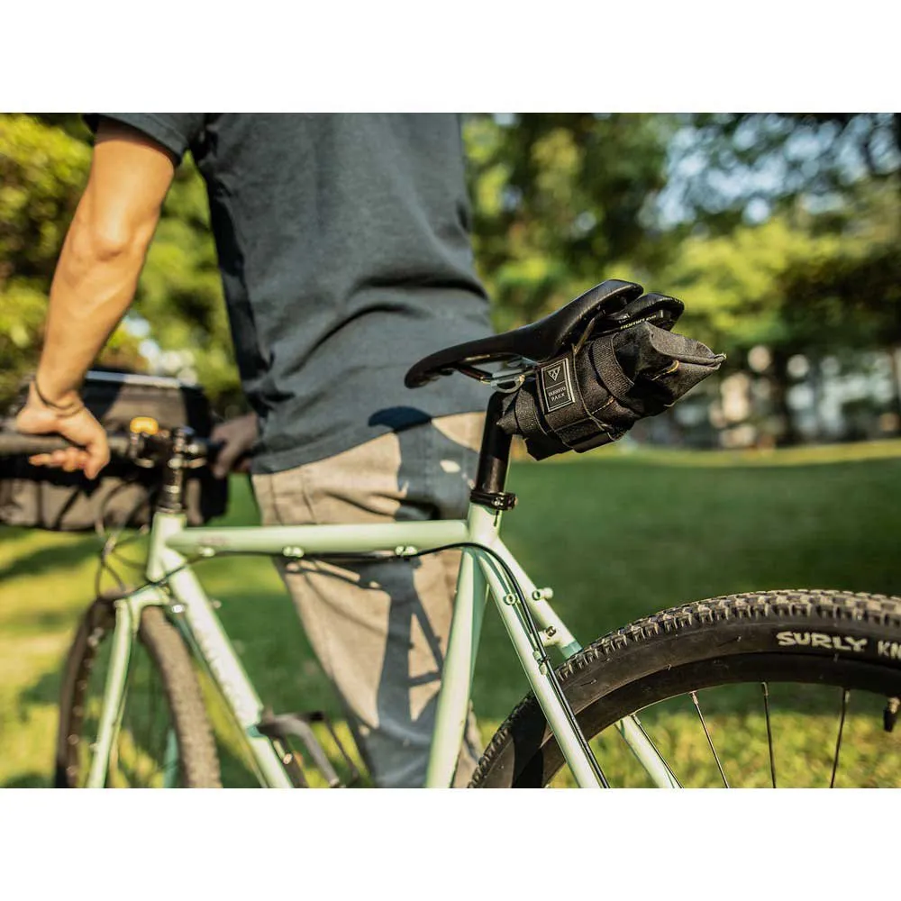 Topeak Burrito Pack Seteveske, Black / yellow, One Size