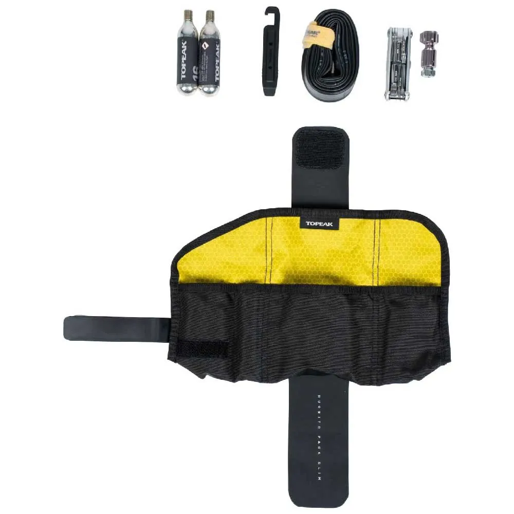 Topeak Burrito Pack Slim Verktøy Sadelveske, Black, One Size