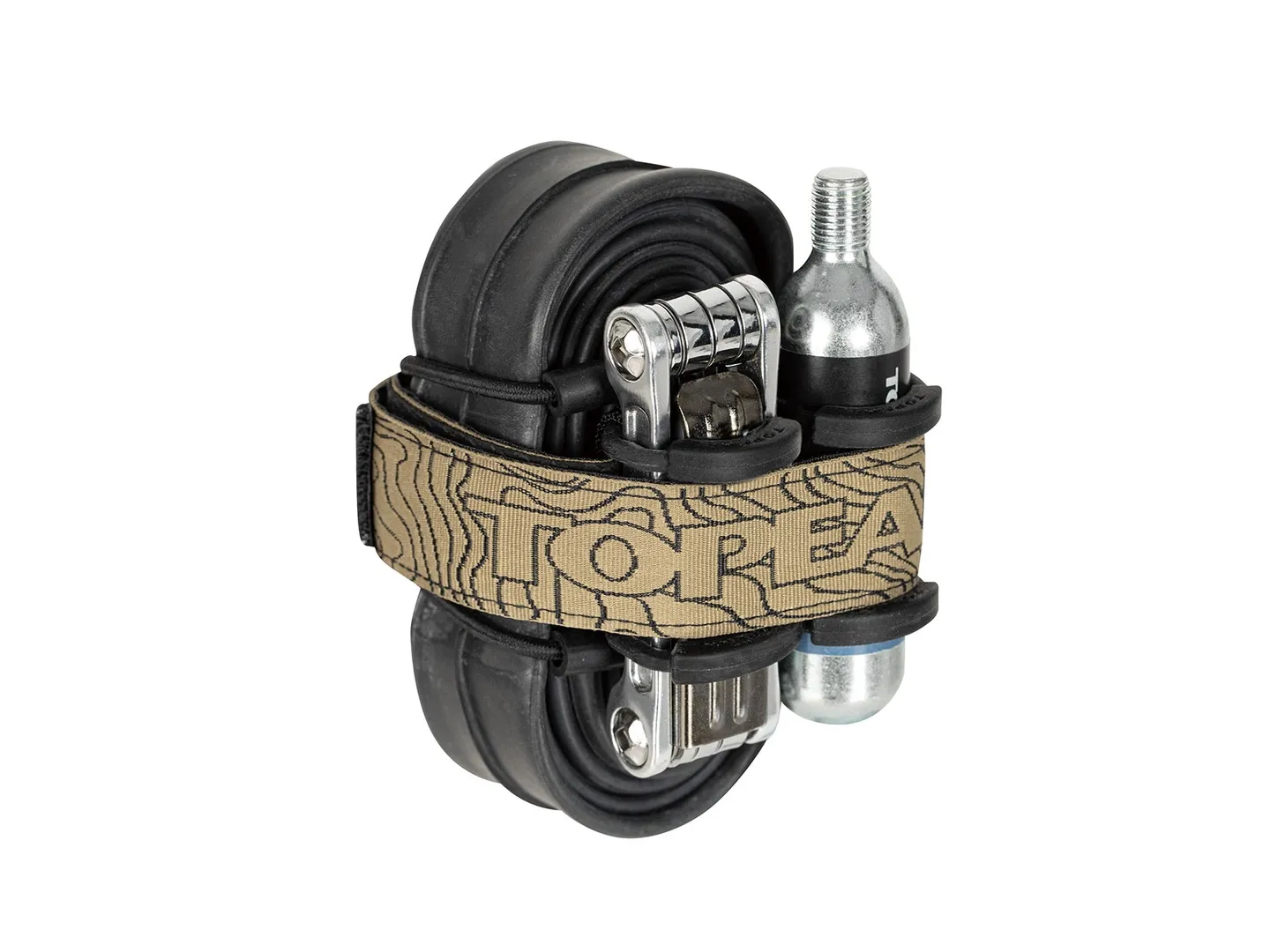 Topeak Elementa Strap Medium Festestropp, Brown, One Size