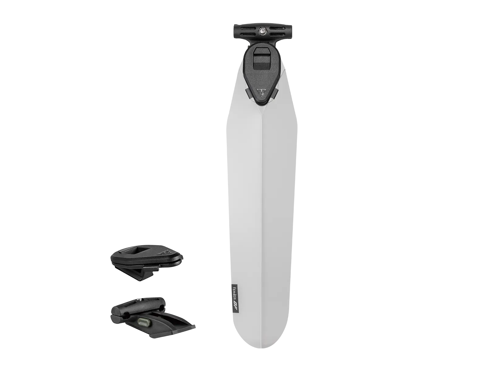 Topeak Flashfender DF Sykkelskjerm, Gjennomsiktig, Hvit