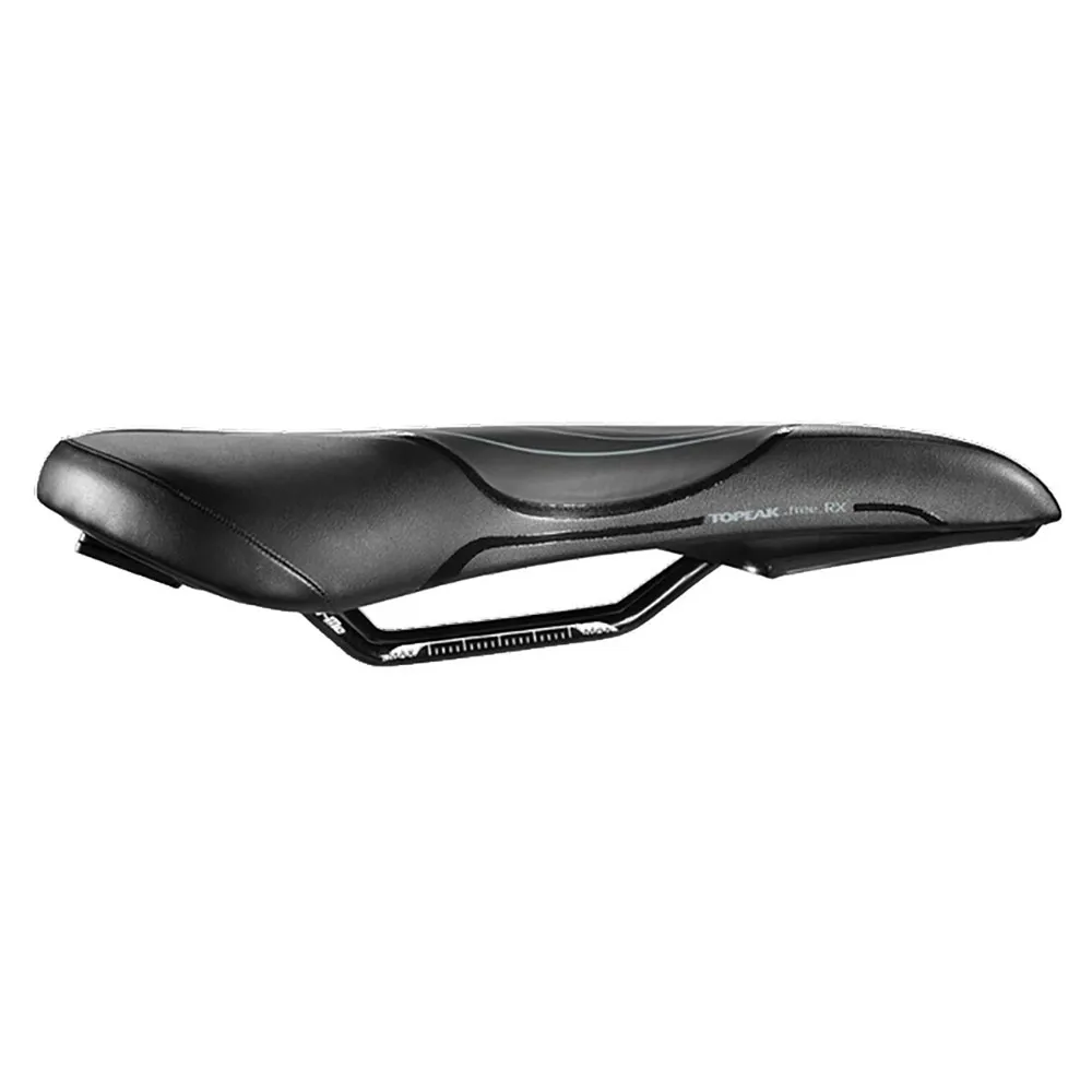 Topeak Free Rx Sykkelsete, Black / grey, 160mm
