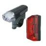 Topeak High Lite Combo Aero Sykkellyktesett, Black / red, One Size