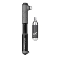 Topeak Hybrid Rocket Hp With 16g Threaded Co2 Cartridge Mini Pumpe Topeak Hybrid Rocket Hp With 16g Threaded Co2 Cartridge Mini Pumpe